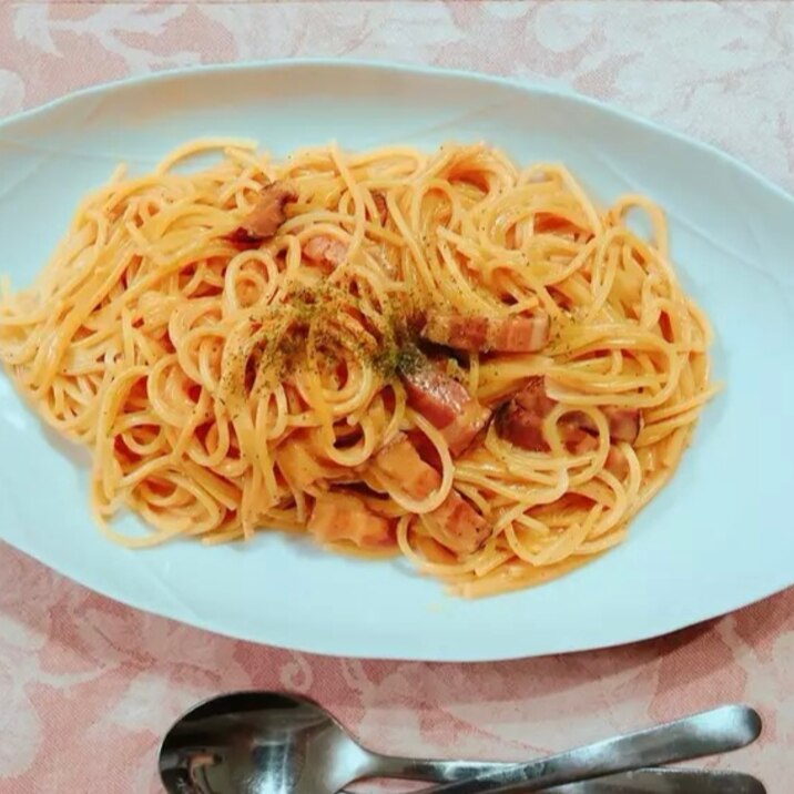 トマトジュースで作るトマトクリームパスタ レシピ 作り方 By こんぺいとう 楽天レシピ トマトジュースで作るトマトクリームパスタ レシピ 作り方 By こんぺいとう 楽天レシピ